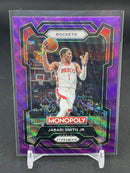 2023 PANINI PRIZM MONOPOLY - PURPLE WAVE PRIZM - J. SMITH JR. -