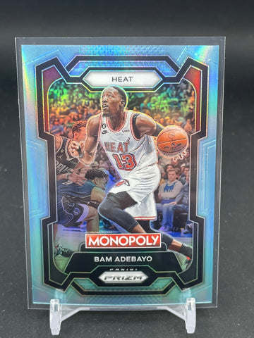 2023 PANINI PRIZM MONOPOLY - LIGHT BLUE PRIZM - B. ADEBAYO - #47 - #'D/199
