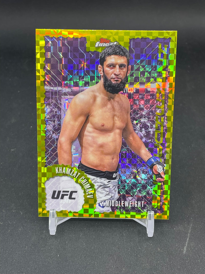 2025 TOPPS FINEST - CHECKERBOARD REFRACTOR - INTIMIDATORS - K. CHIMAEV -