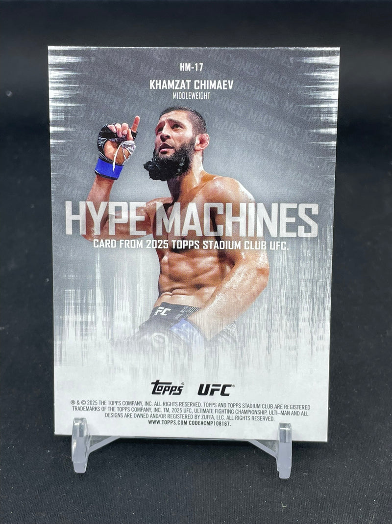 2025 TOPPS STADIUM CLUB - HYPE MACHINES - K. CHIMAEV -