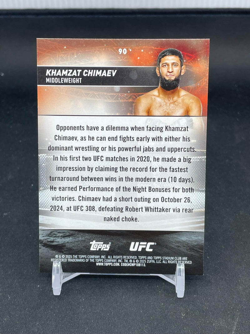 2025 TOPPS STADIUM CLUB - BLACK FOIL - K. CHIMAEV -