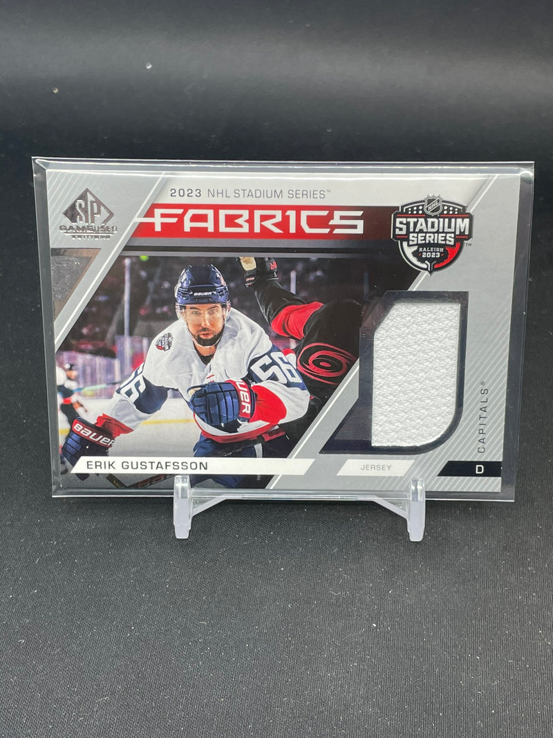2023 UPPER DECK SP GAME USED - STADIUM SERIES FABRICS - E. GUSTAFSSON -