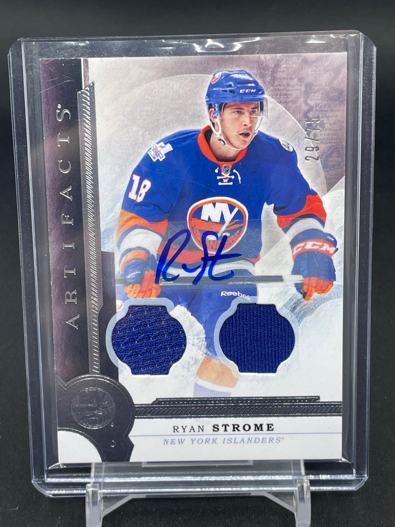 2016 UPPER DECK ARTIFACTS - R. STROME - #6 - #'D/75 - DUAL RELIC - AUTOGRAPH
