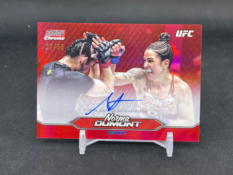 2025 TOPPS STADIUM CLUB - RED FOIL - N. DUMONT - #CAS-NDT - AUTOGRAPH - #'D/50