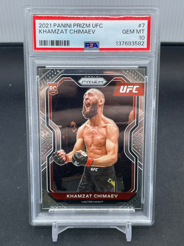 2021 PANINI PRIZM - K. CHIMAEV - #7 - PSA 10 - RC