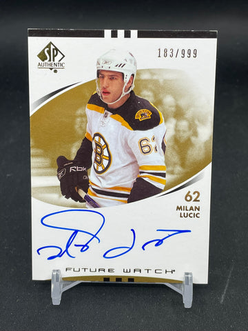 2007 UPPER DECK SP AUTHENTIC - FUTURE WATCH AUTOGRAPH - M. LUCIC - #199 - #'D/999 - AUTOGRAPH - RC