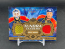 2008 UPPER DECK ARTIFACTS - TUNDRA TANDEMS - T. VOKOUN / J. BOUWMEESTER - #TT-VB - #'D/100 - DUAL RELIC