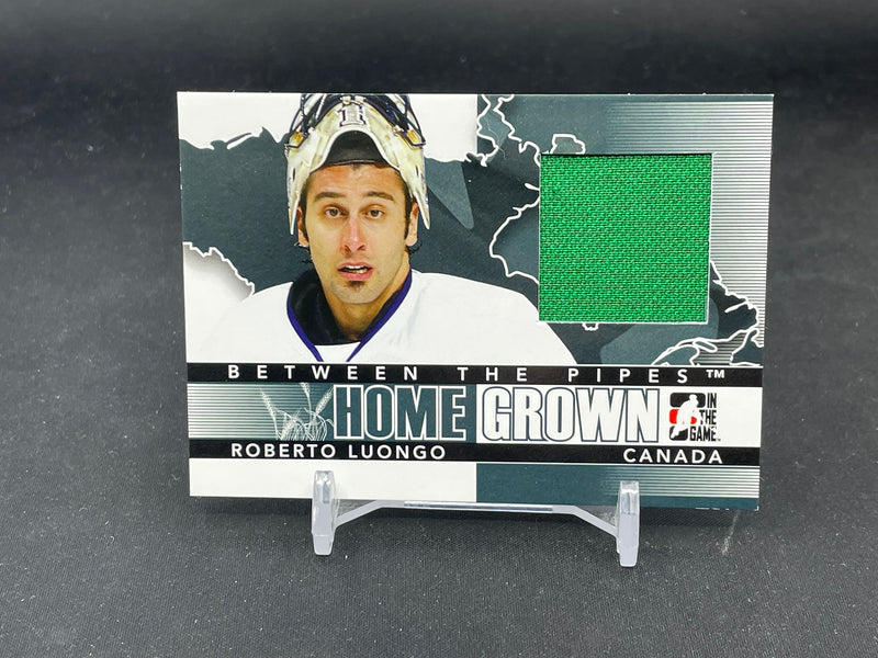 2009 IN THE GAME BETWEEN THE PIPES - BLACK VERSION - HOME GROWN - R. LUONGO - #HG-04 - #'D/60