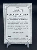 2022 TOPPS MUSEUM COLLECTION - CANVAS COLLECTION REPRODUCTION - D. ORTIZ -