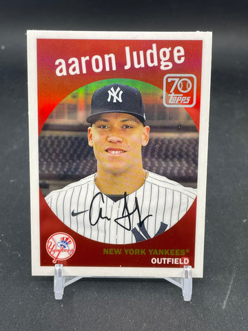2021 TOPPS SERIES TWO - CHROME 70 YEARS OF TOPPS - A. JUDGE - #70YTC-9