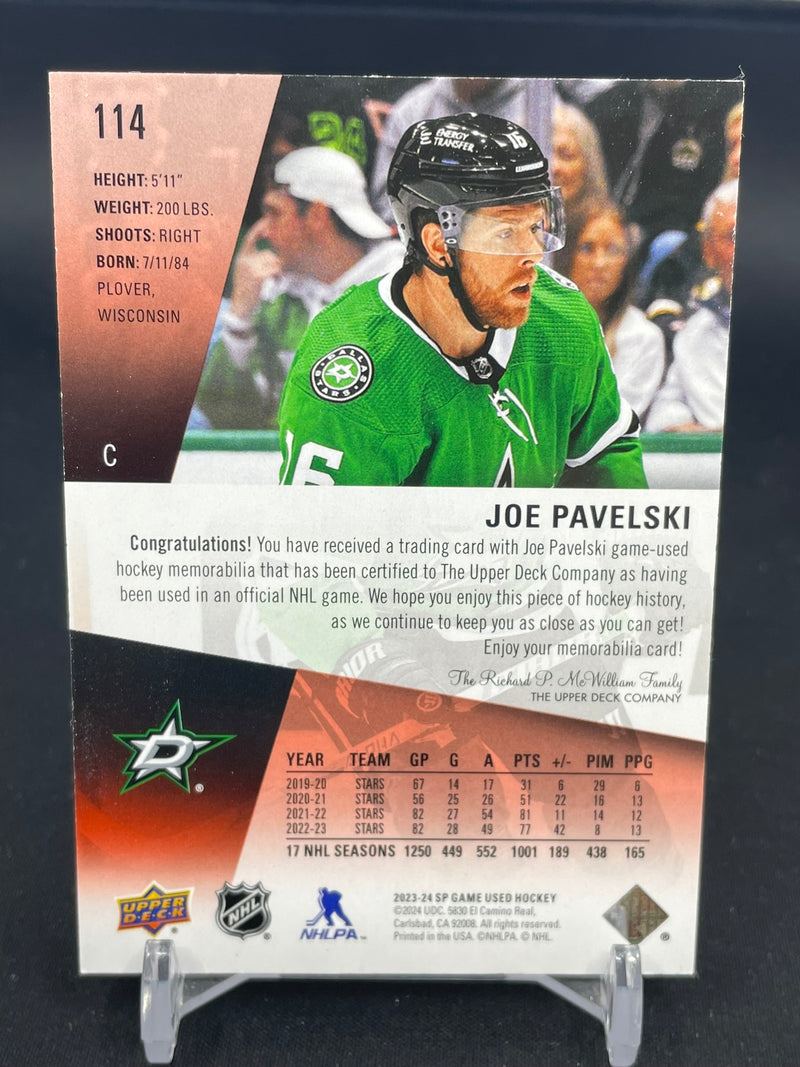 2023 UPPER DECK SP GAME USED - AUTHENTIC ROOKIES - J. PAVELSKI -