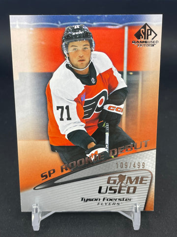 2023 UPPER DECK SP GAME USED - SP ROOKIE DEBUT - T. FOERSTER - #R-11 - #'D/499 - RC