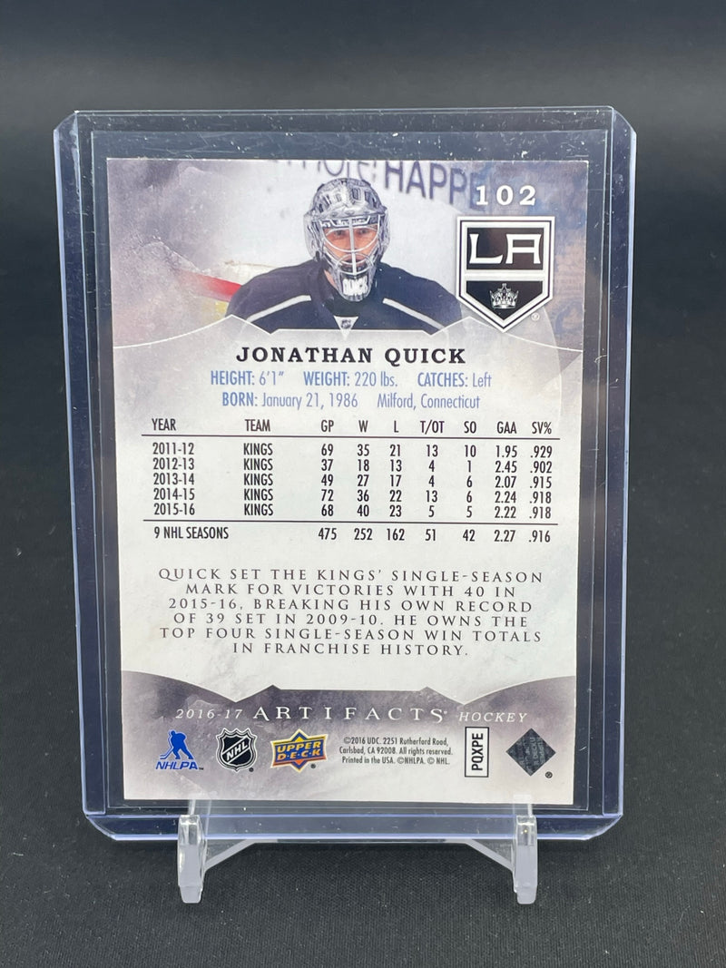 2016 UPPER DECK ARTIFACTS - GOLD SPECTRUM - SINGLES -