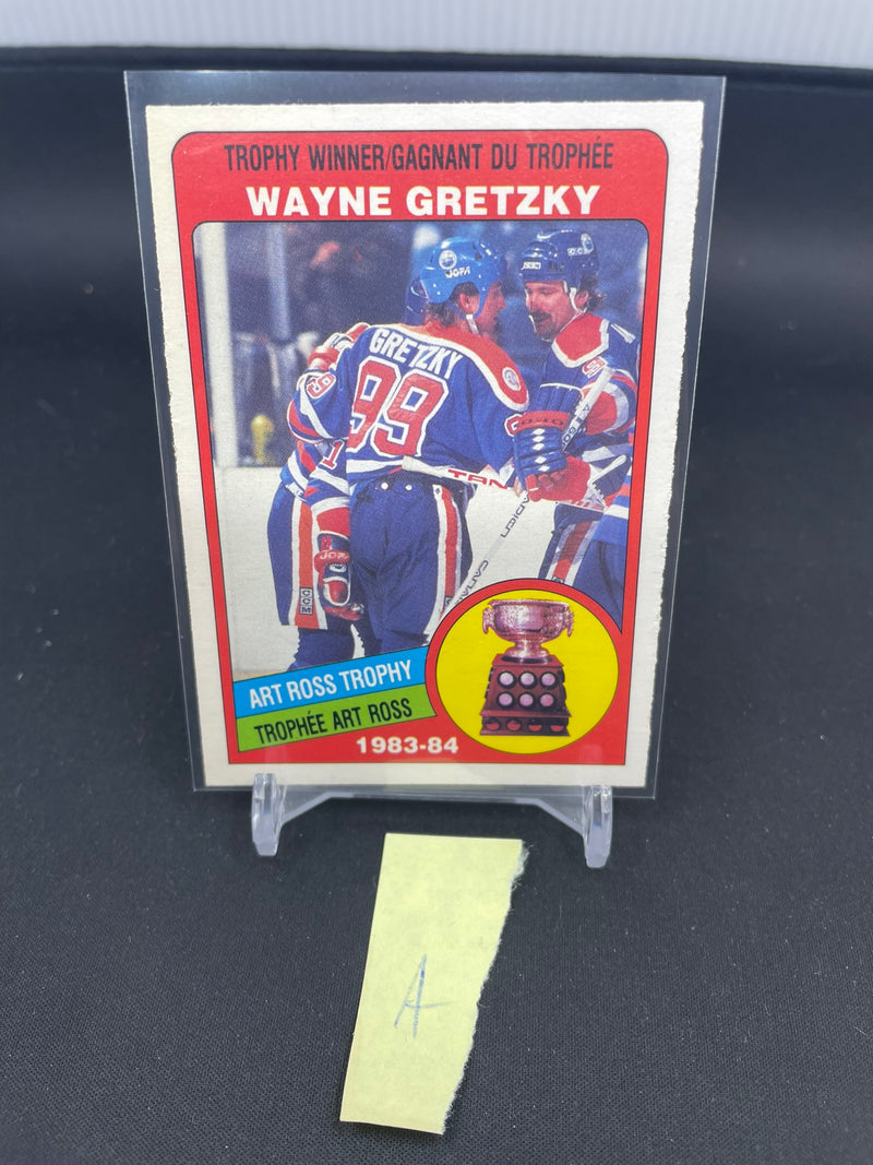 1984 O-PEE-CHEE - ART ROSS TROPHY - W. GRETZKY -