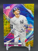 2022 TOPPS CHROME COSMIC - GOLD INTERSTELLAR REFRACTOR - G. TORRES - #38 - #'D/50