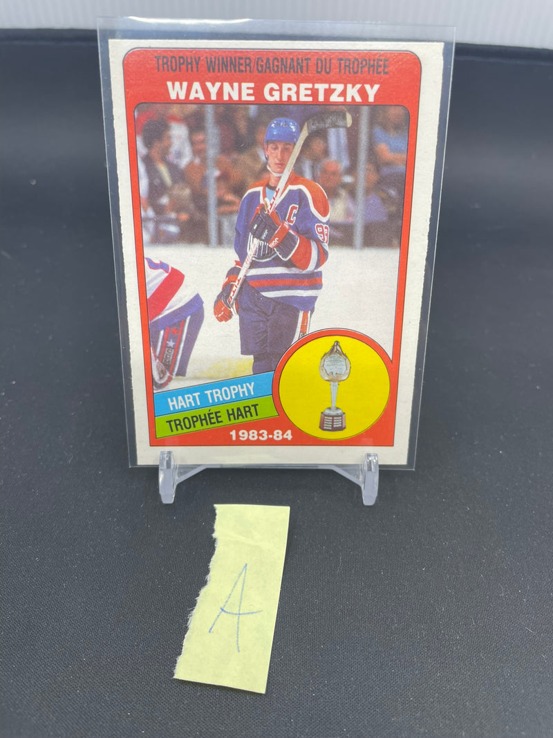 1984 O-PEE-CHEE - HART TROPHY - W. GRETZKY -