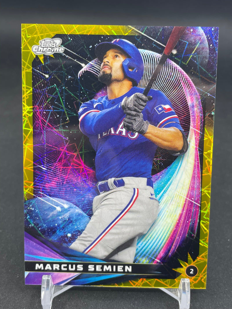 2022 TOPPS CHROME COSMIC - GOLD INTERSTELLER REFRACTOR - M. SEMIEN - #SG-1 - #'D/50