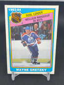 1984 O-PEE-CHEE - GOAL LEADERS - W. GRETZKY -