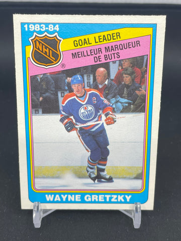 1984 O-PEE-CHEE - GOAL LEADERS - W. GRETZKY - #381