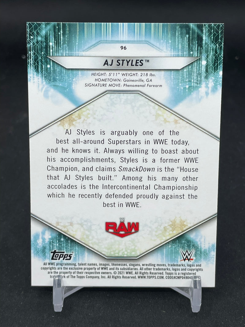 2021 TOPPS WWE - AJ STYLES -