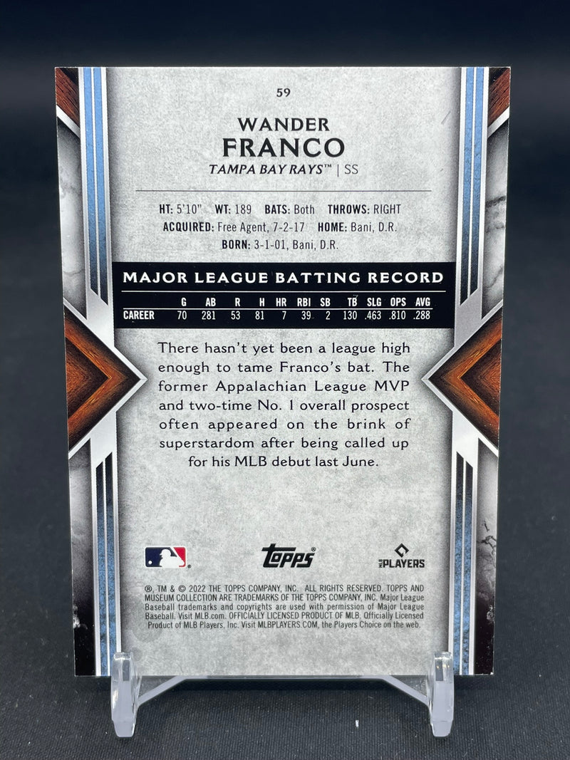 2022 TOPPS MUSEUM COLLECTION - W. FRANCO -