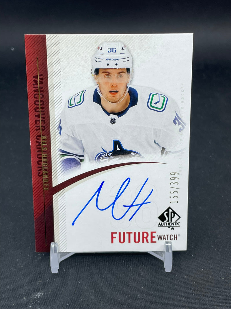 2020 UPPER DECK SP AUTHENTIC - RETRO FUTURE WATCH AUTO - N. HOGLANDER - #RFWA-NH - #'D/399 - AUTOGRAPH - RC