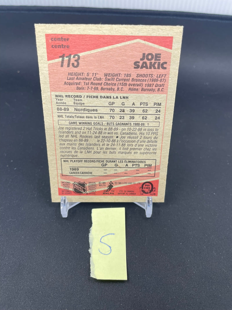 1989 O-PEE-CHEE - J. SAKIC -