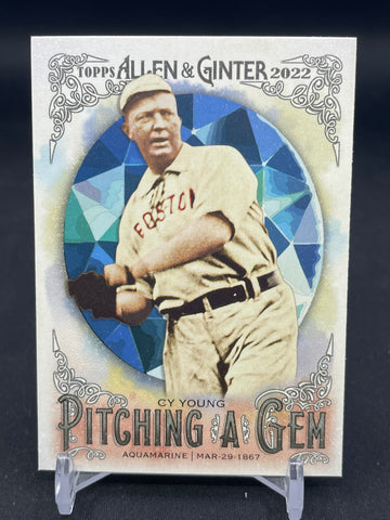 2022 TOPPS ALLEN & GINTER - PITCHING A GEM - C. YOUNG - #PAG-14