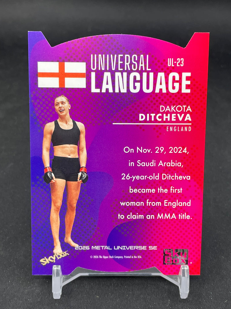 2026 UPPER DECK METAL UNIVERSE SKYBOX SEX - UNIVERSAL LANGUAGE - D. DITCHEVA -