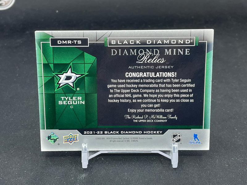 2021 UPPER DECK BLACK DIAMOND - DIAMOND MINE RELICS - T. SEGUIN -