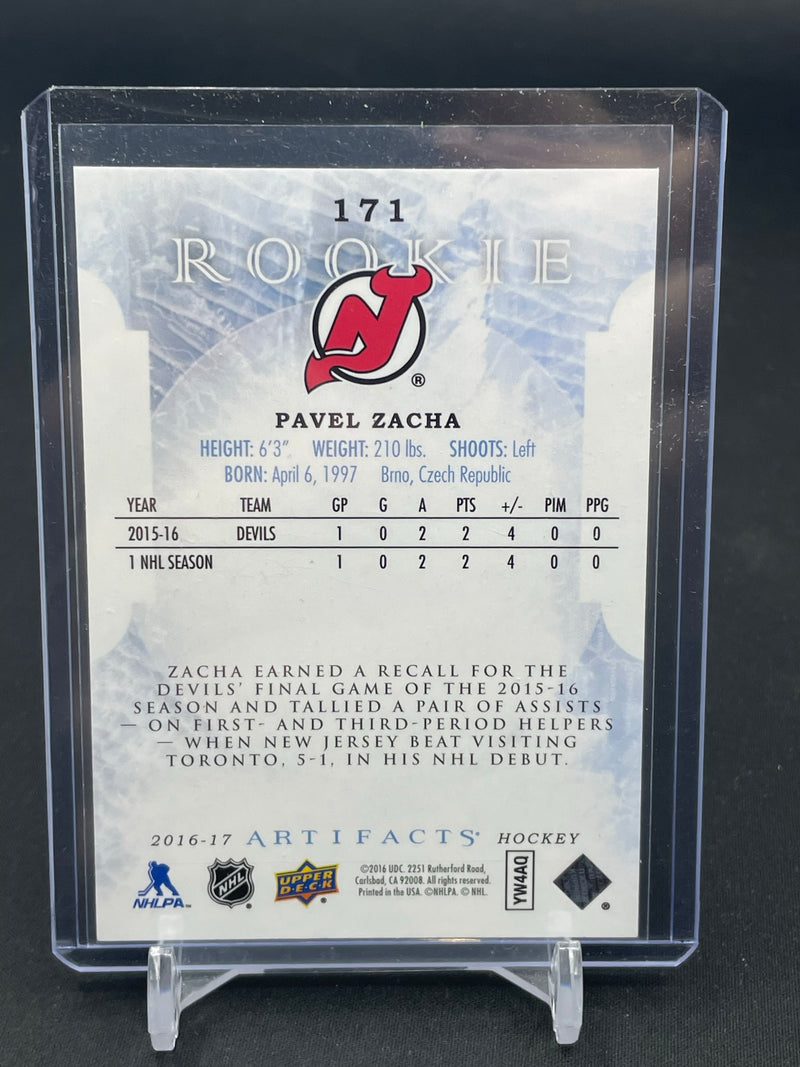 2016 UPPER DECK ARTIFACTS - EMERALD ROOKIE - P. ZACHA - #171 - #'D/99 - RC