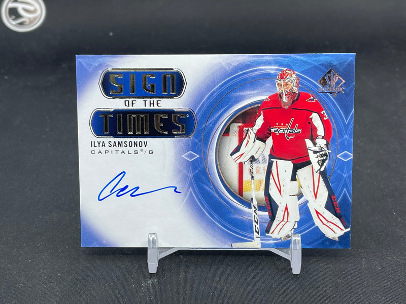 2020 UPPER DECK SP AUTHENTIC- SIGN OF THE TIMES - I. SAMSONOV -