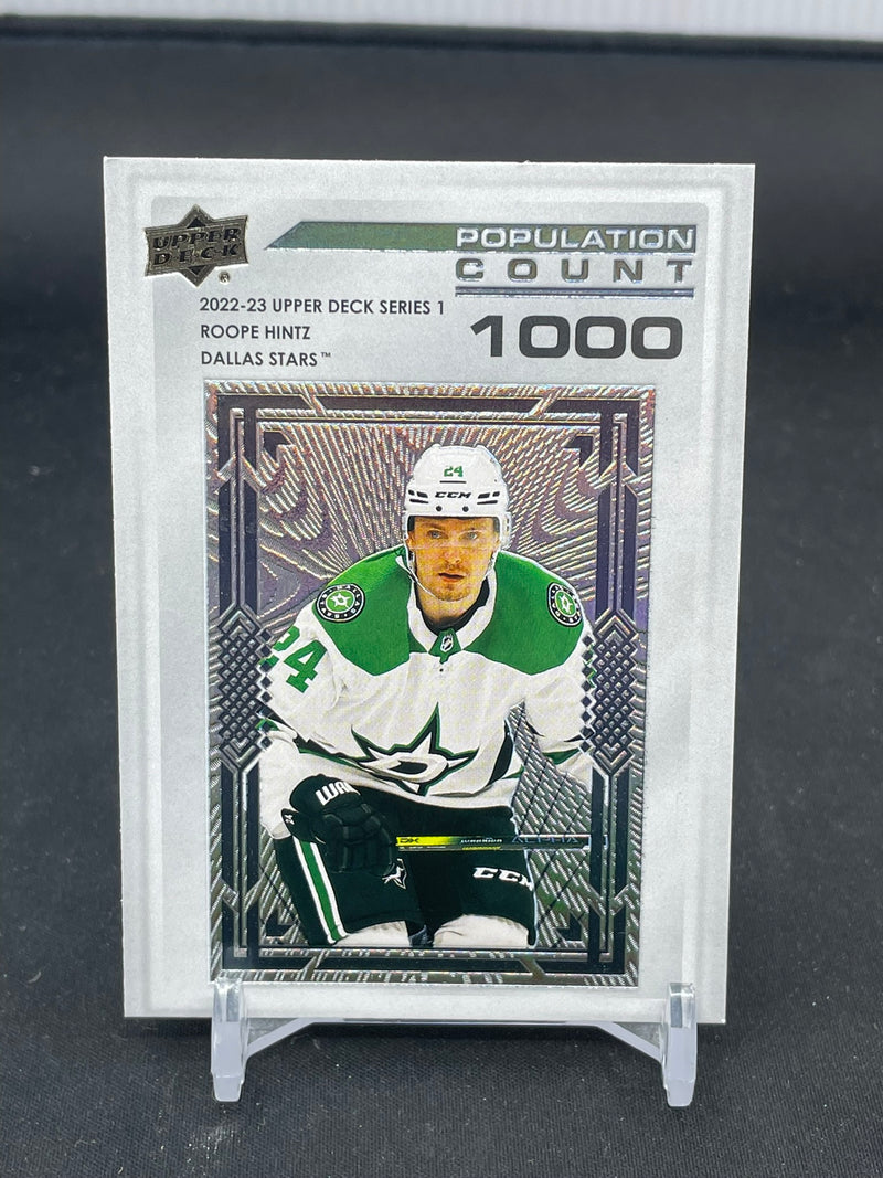 2022 UPPER DECK SERIES ONE - POPULATION COUNT 1000 - R. HINTZ - #PC-30 - #'D/1000