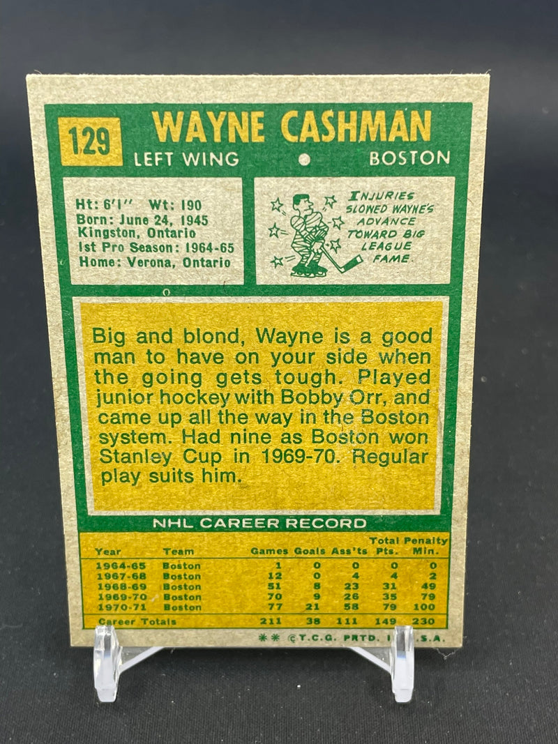 1971 TOPPS - W. CASHMAN -