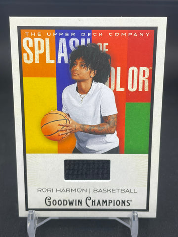 2025 UPPER DECK GOODWIN CHAMPIONS - SPLASH OF COLOR - R. HARMON - #SM-RH - RELIC