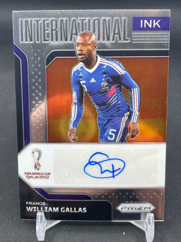 2022 PANINI PRIZM FIFA WORLD CUP QATAR - INTERNATIONAL INK - W. GALLAS - #I-WG - AUTOGRAPH