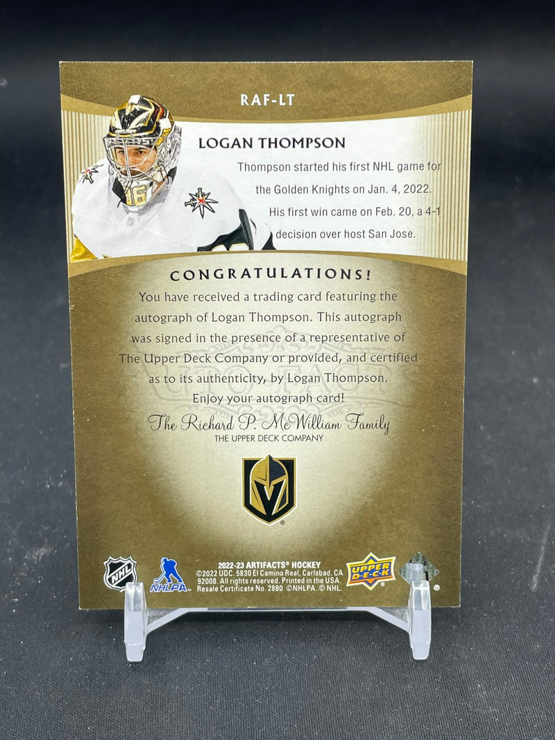 2022 UPPER DECK ARTIFACTS - AUTOFACTS - L. THOMPSON -