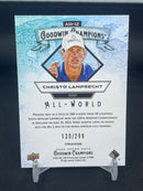 2025 UPPER DECK GOODWIN CHAMPIONS - ORANGE - ALL-WORLD - C. LAMPRECHT - #AW-12 - #'D/299