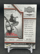 2026 UPPER DECK SKYBOX METAL UNIVERSE SE - PINK FX - A. RODDICK - #49 - #'D/75