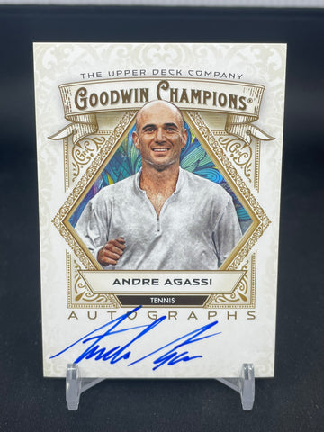 2025 UPPER DECK GOODWIN CHAMPIONS - A. AGASSI - #A-AA - AUTOGRAPH