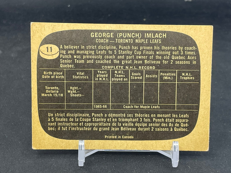 1966 TOPPS - G. IMLACH -