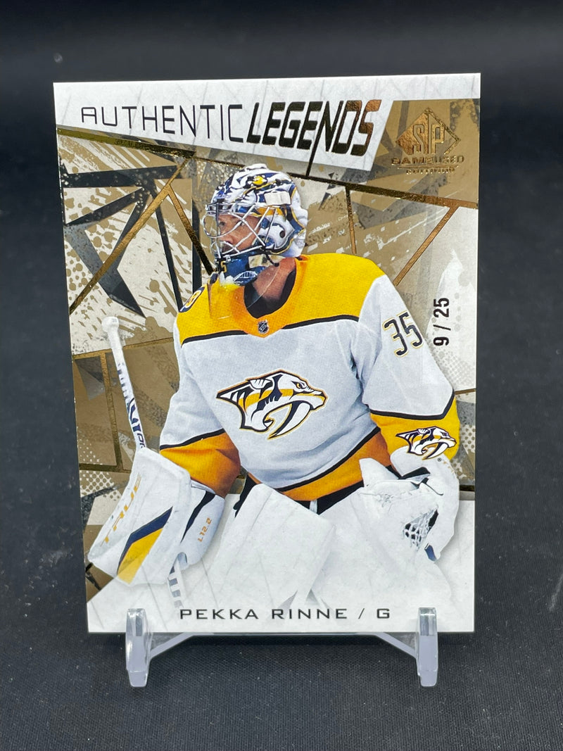 2021 UPPER DECK SP GAME USED - AUTHENTIC LEGENDS - P. RINNE - #113 - #'D/25