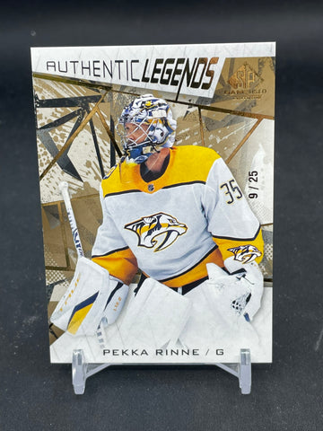 2021 UPPER DECK SP GAME USED - AUTHENTIC LEGENDS - P. RINNE - #113 - #'D/25