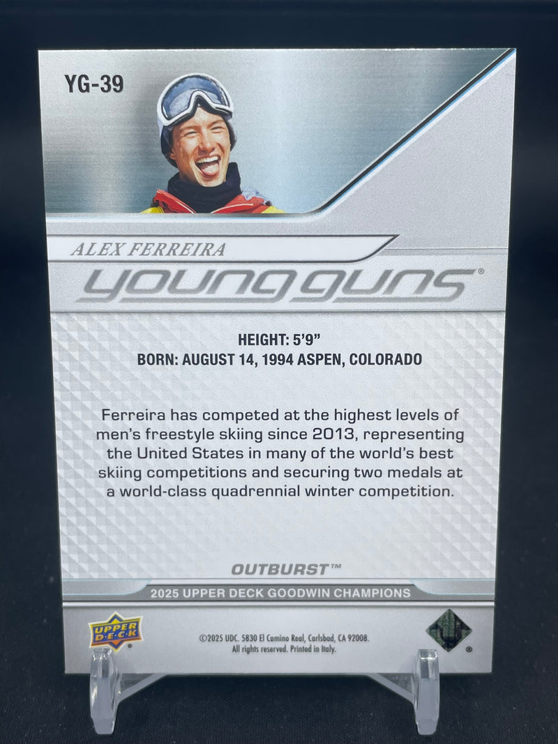 2025 UPPER DECK GOODWIN CHAMPIONS - SILVER OUTBURST - YOUNG GUNS - A. FERREIRA -