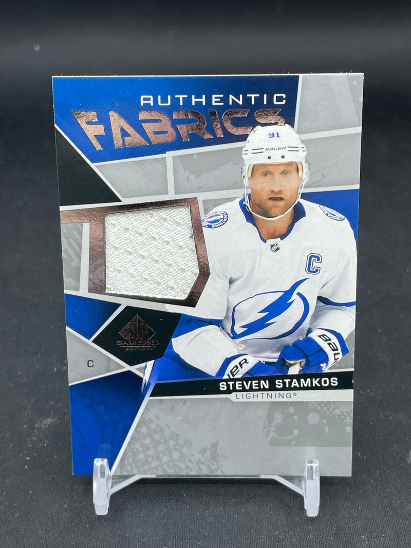 2021 UPPER DECK SP GAME USED - AUTHENTIC FABRICS - S. STAMKOS -