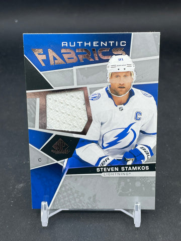 2021 UPPER DECK SP GAME USED - AUTHENTIC FABRICS - S. STAMKOS - #AF-SS - RELIC