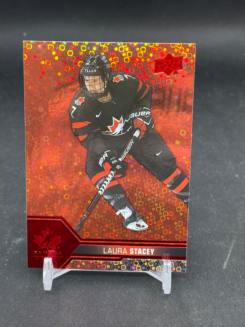 2022 UPPER DECK TEAM CANADA - RED CHAMPAGNE - L. STACEY -