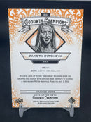 2025 UPPER DECK GOODWIN CHAMPIONS - HORIZONTAL - ORANGE DOTS - D. DITCHEVA - #86 - #'D/399