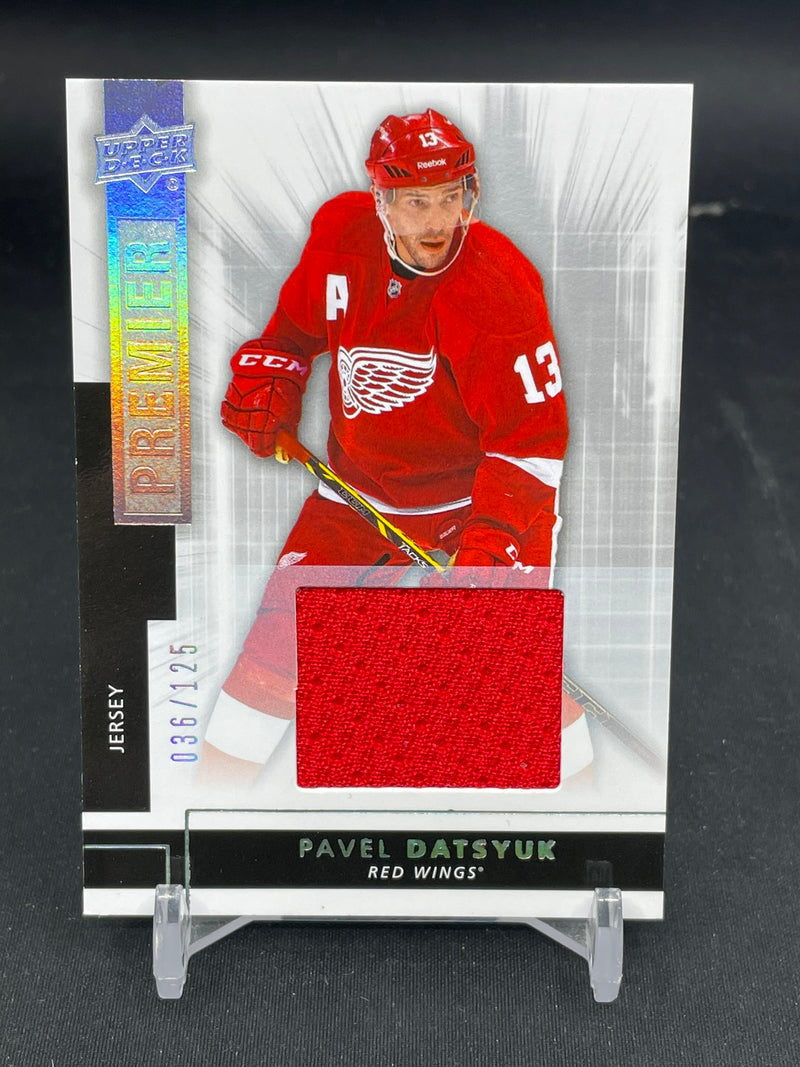2014 UPPER DECK PREMIER - P. DATSYUK - #58 - #'D/125 - RELIC