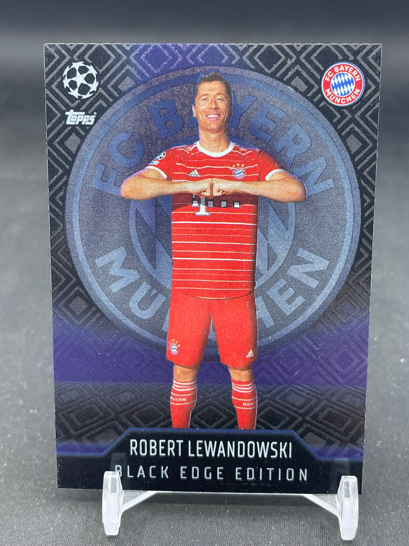 2022 TOPPS MATCH ATTAX - BLACK EDGE EDITION - R. LEWANDOSKI -